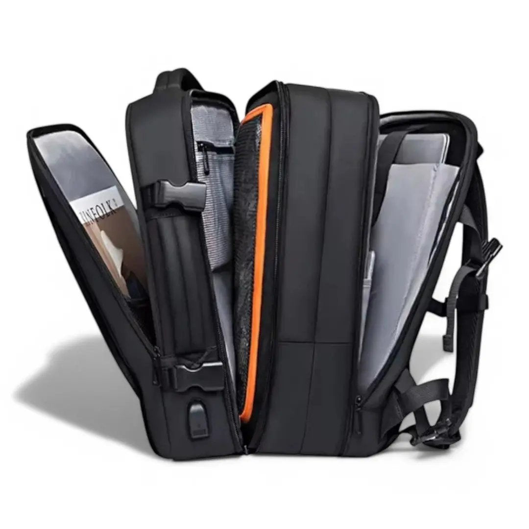 Sac à dos voyage extensible 22L→37L | USB, étanche, 17,3" Havresacs HavreSacs