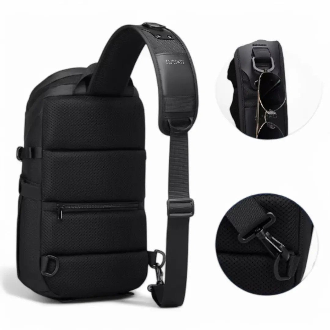 Sac à dos bandoulière homme de 14L, étanche antivol USB - Havresacs - HavreS