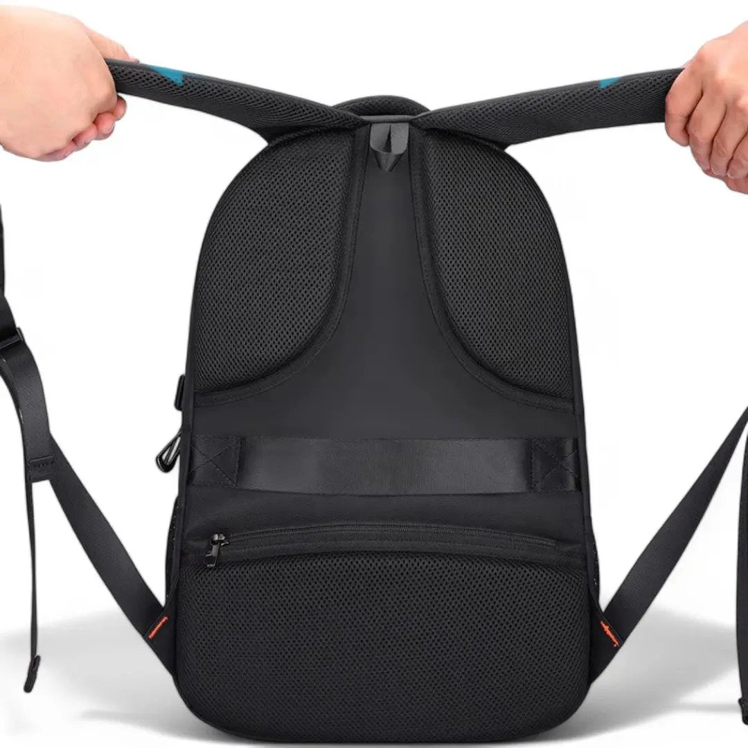 Sac à dos imperméable noir de 30L, idéal voyage et avion - Havresacs - HavreS