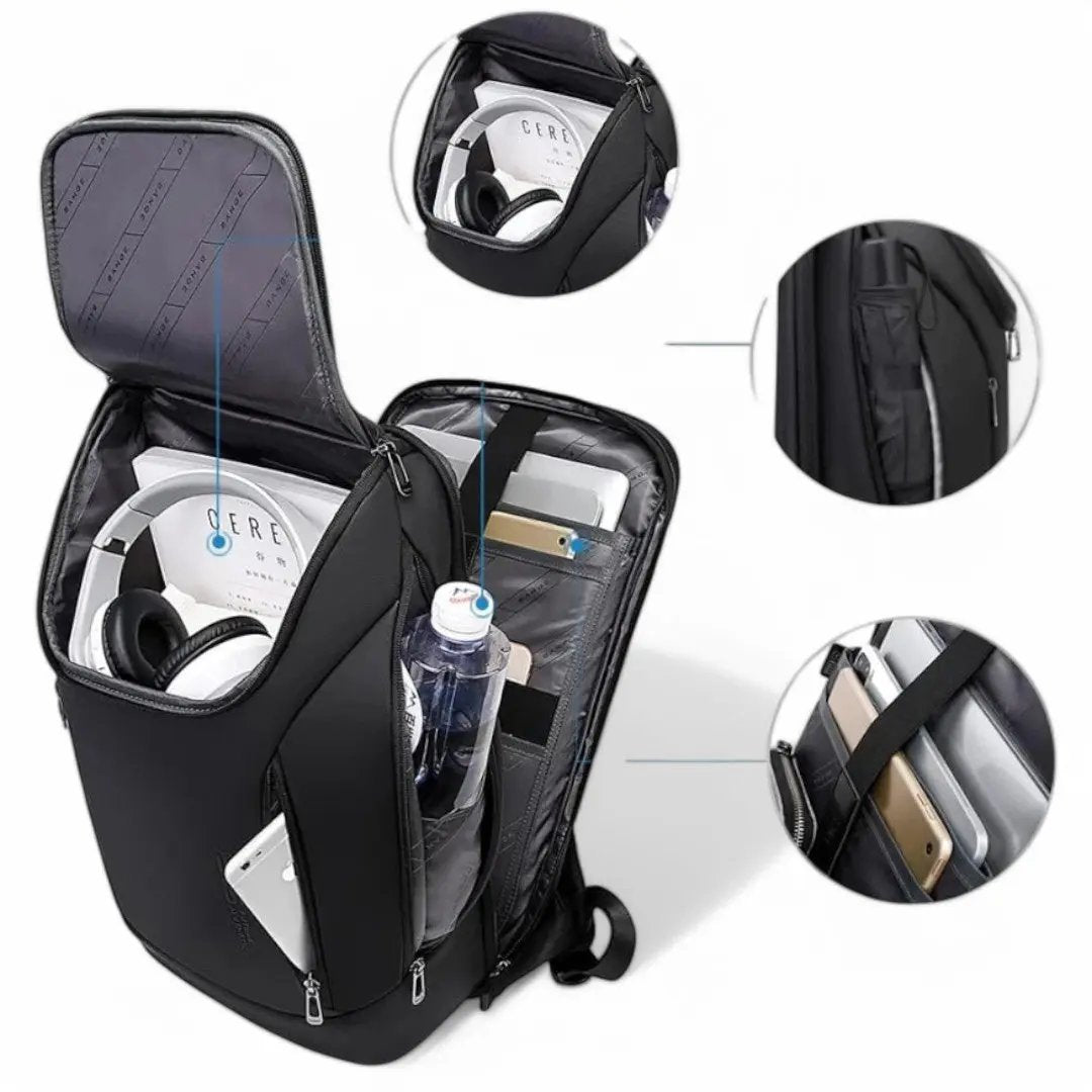 Sac à dos noir 20 litres pour vos voyages, bagage cabine - Havresacs - HavreS