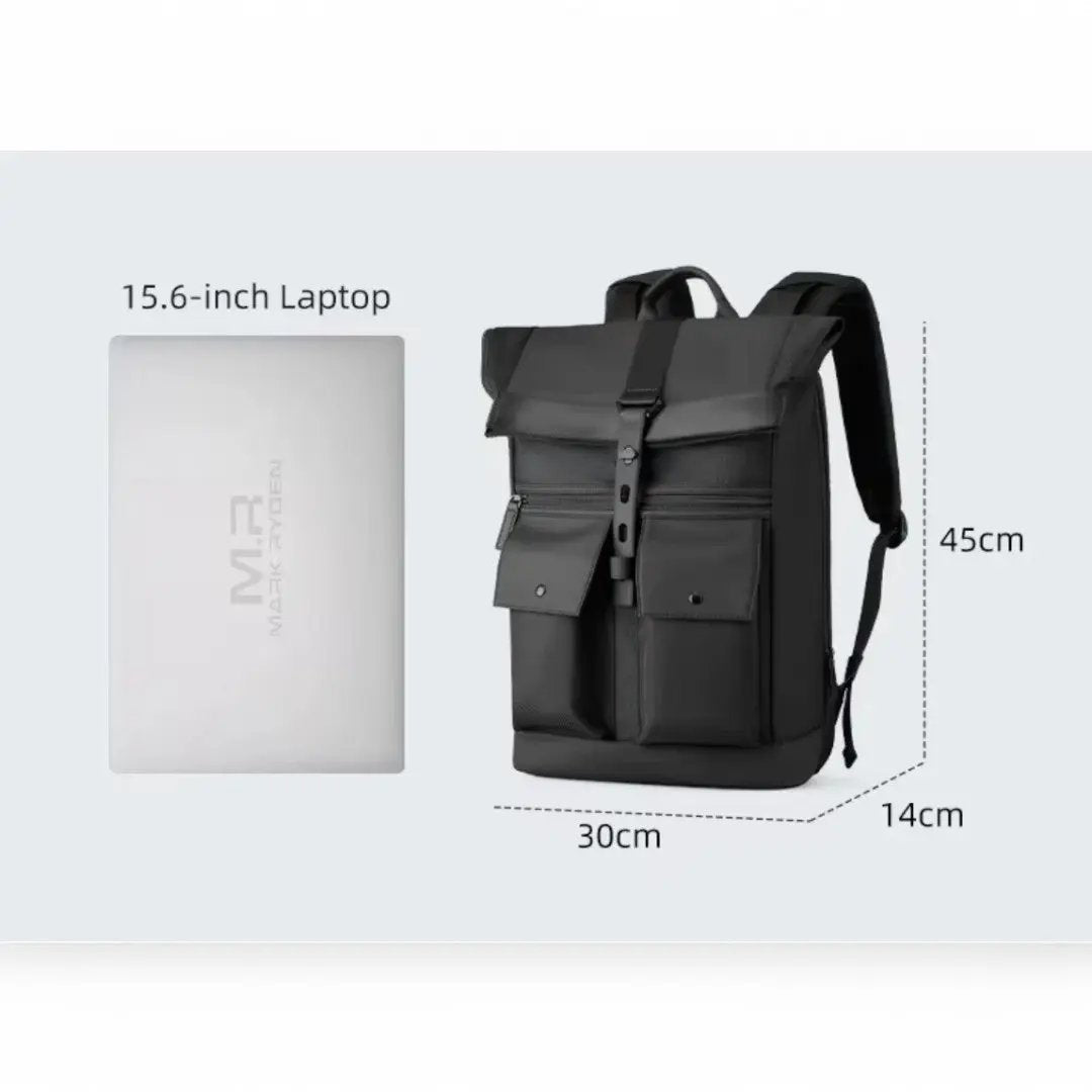 Sac à dos homme tendance noir - antivol et étanche - Havresacs - HavreS