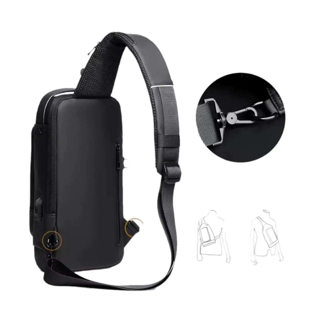 Sac bandoulière étanche de 3L, antivol avec cadenas – Havresacs - HavreS
