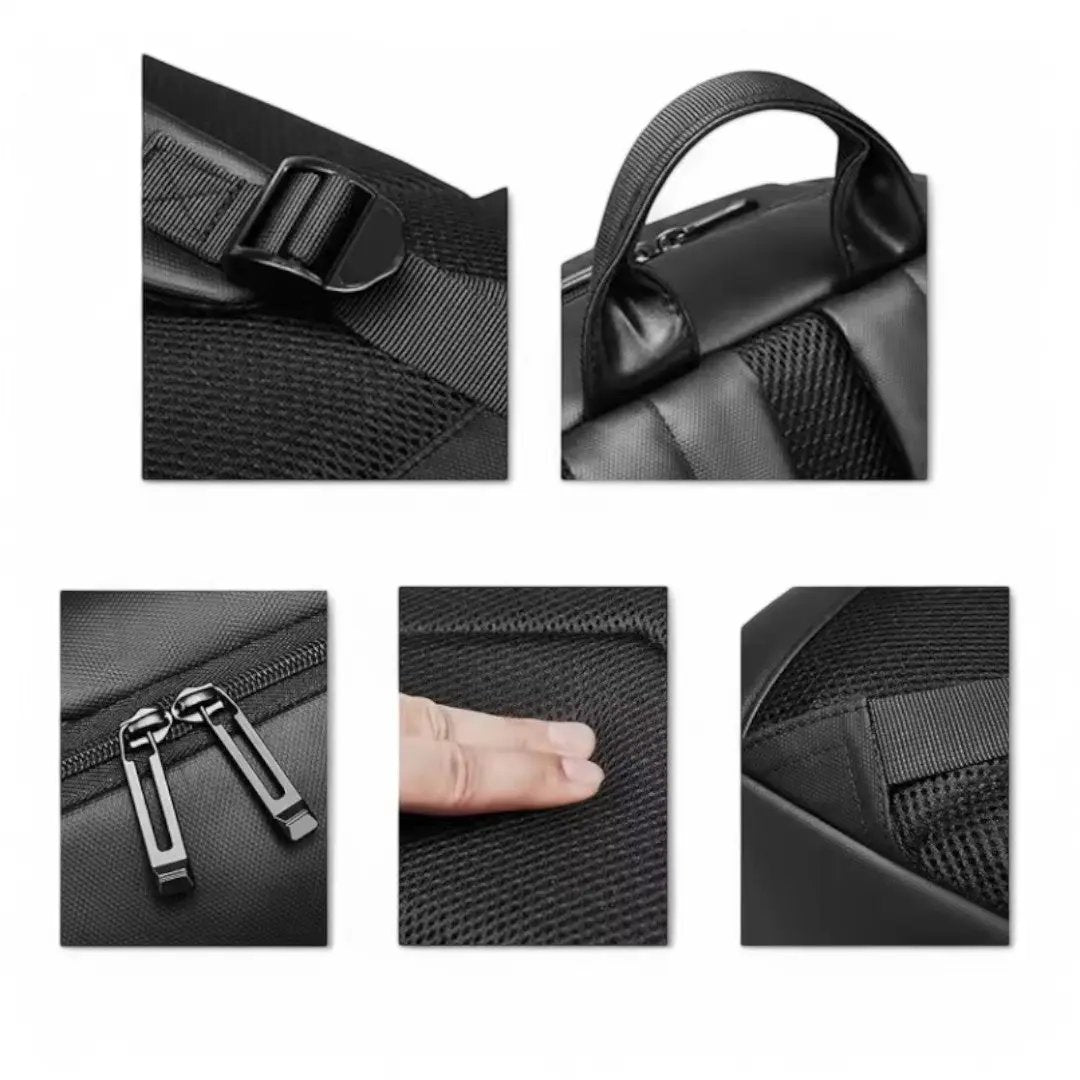 Sac à dos noir urbain pour homme, ordinateur 15 pouces – Havresacs - HavreS