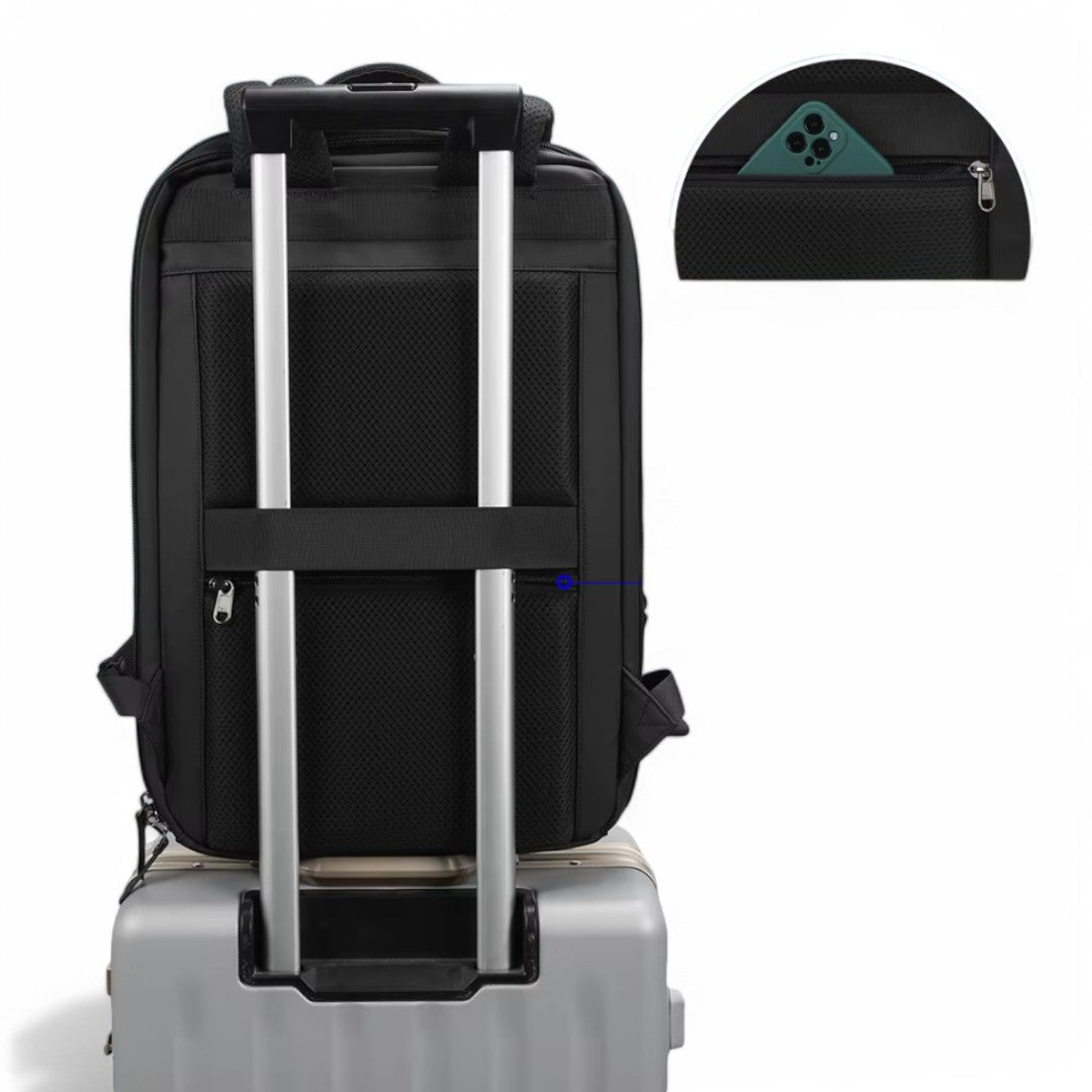 Sac à dos noir de 20 litres sécurisé – Tigernu – Havresacs