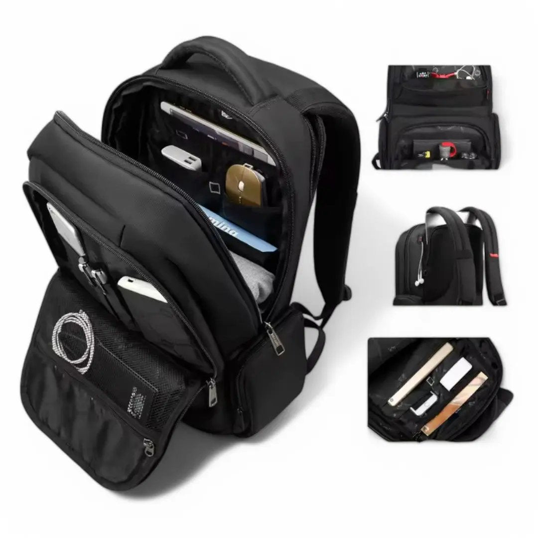 Sac à dos noir pour avion PC 15 pouces, voyage cabine – Havresacs - HavreS