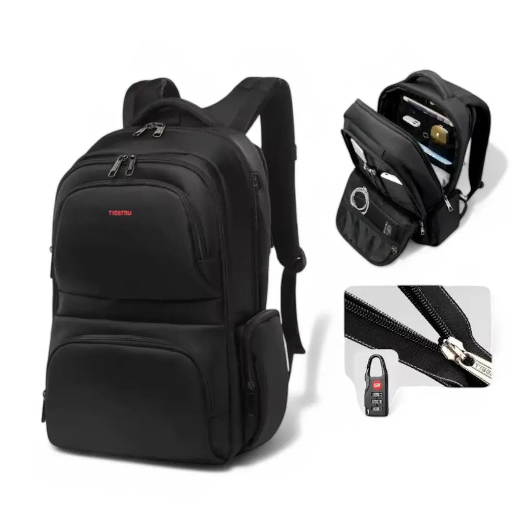 Sac à dos noir pour avion PC 15 pouces, voyage cabine – Havresacs - HavreS