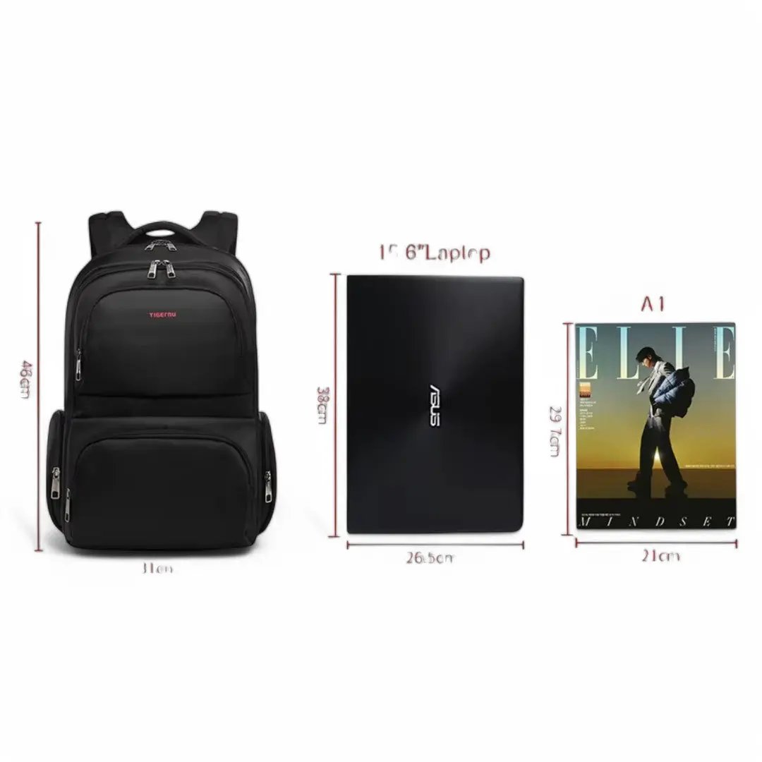 Sac à dos noir pour avion PC 15 pouces, voyage cabine – Havresacs - HavreS