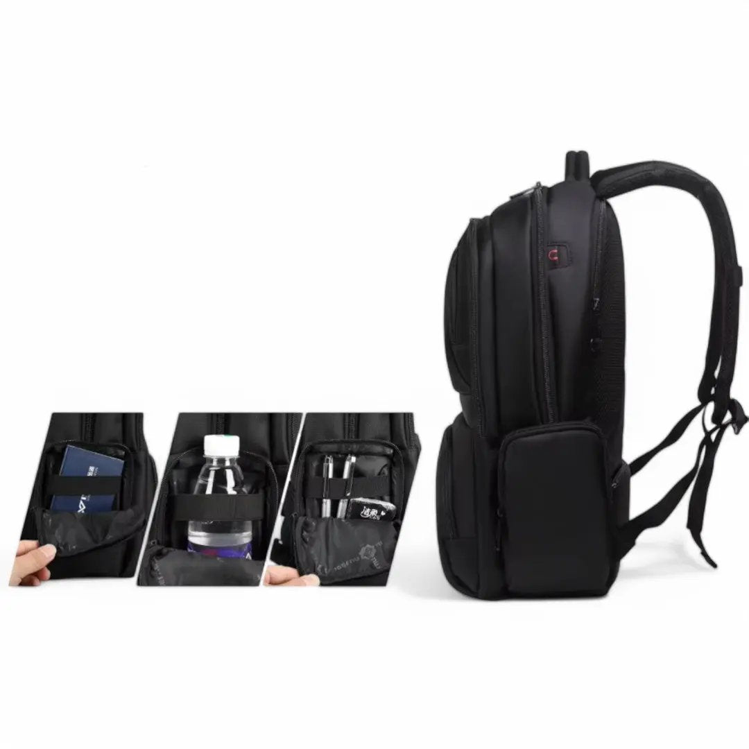 Sac à dos noir pour avion PC 15 pouces, voyage cabine – Havresacs - HavreS