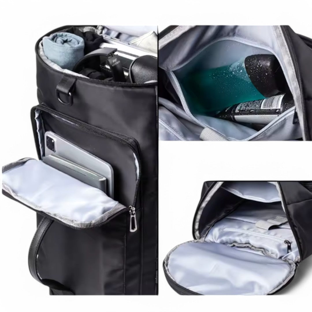 Sac à dos connecté idéal en cabine avion – Fortress – Havresacs