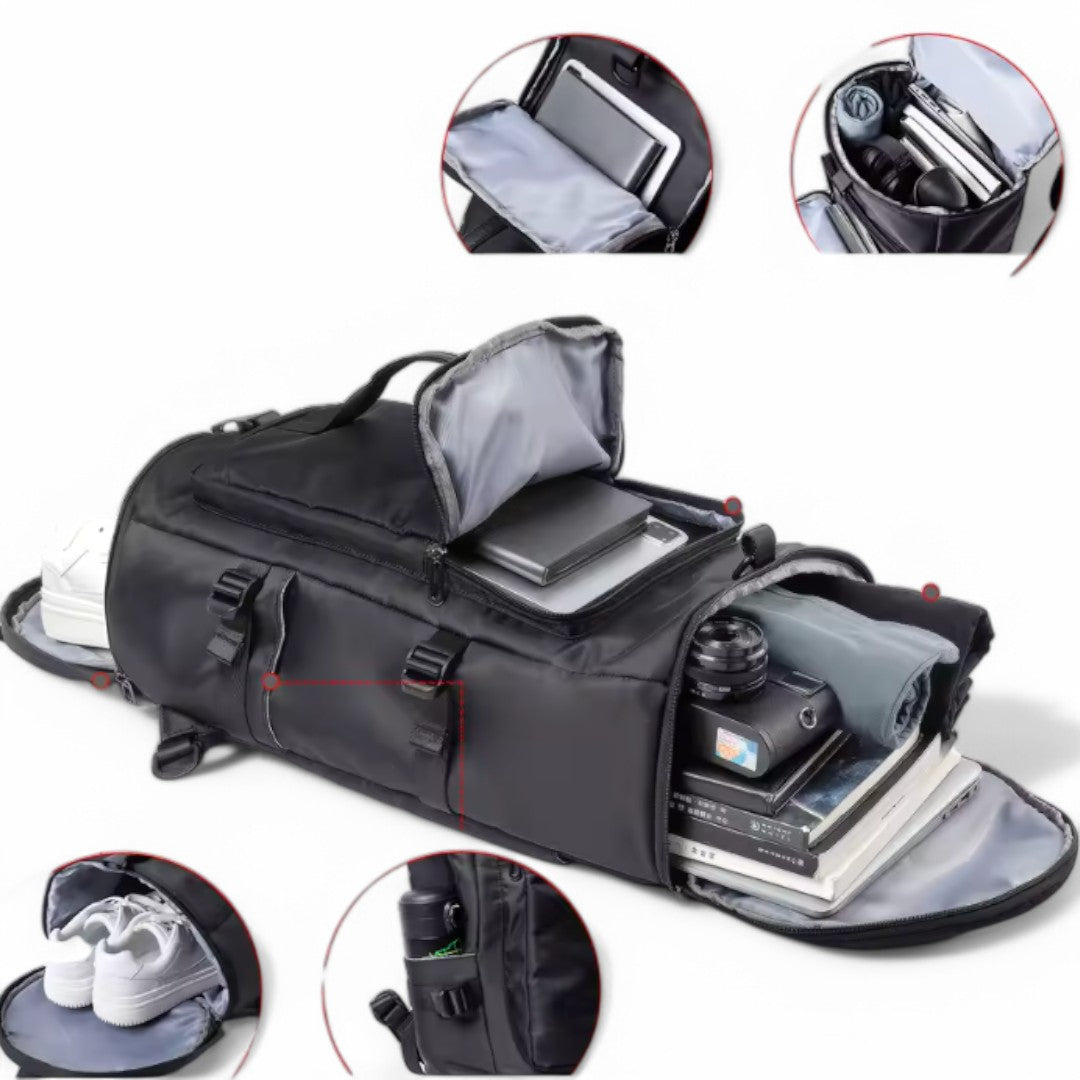 Sac à dos connecté idéal en cabine avion – Fortress – Havresacs