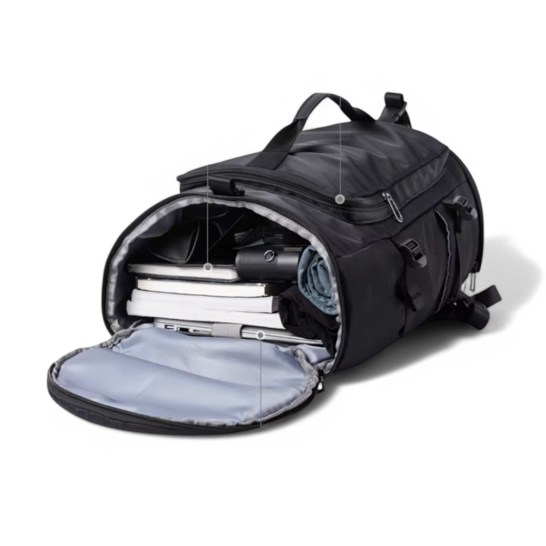 Sac à dos connecté idéal en cabine avion – Fortress – Havresacs