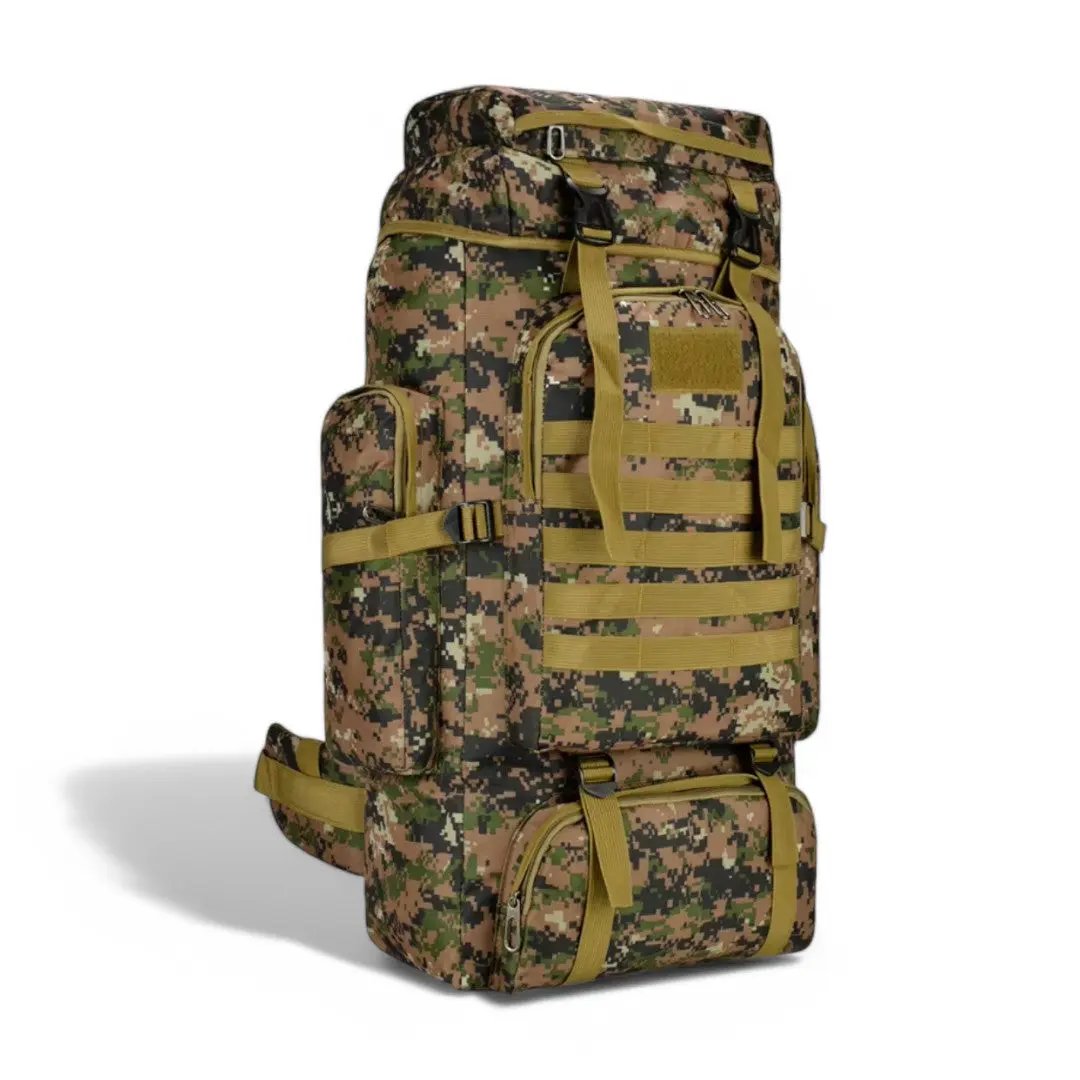 Sac à dos camouflage militaire de 75L, grande capacité - Havresacs - HavreS
