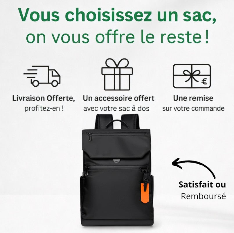 Sac à dos urbain et waterproof avec USB – Executive Pro – Havresacs