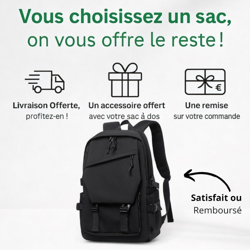 Sac à dos waterproof PC 15 pouces – Aqua Classic – Havresacs