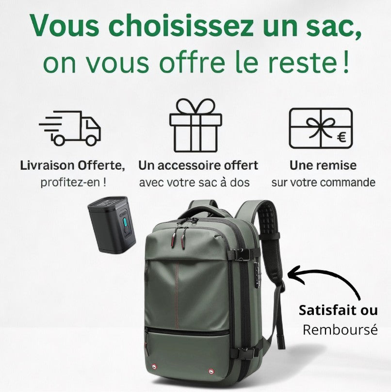 Sac à dos compression pour avion - AirPocket – Havresacs