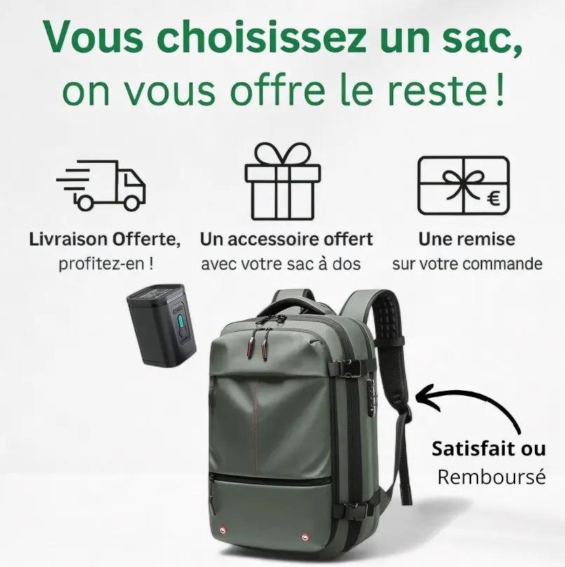 Sac à dos compression pour cabine avion, pc 17 pouces - Havresacs - HavreS