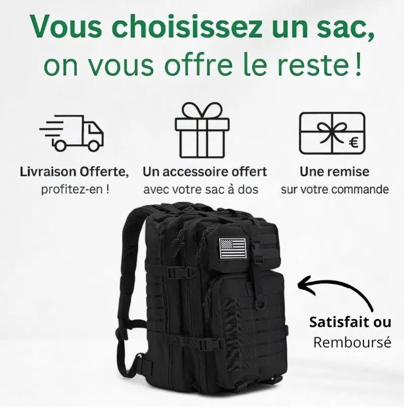 Sac à dos tactique militaire de 30L/50L, pc 15 pouces - Havresacs - HavreS