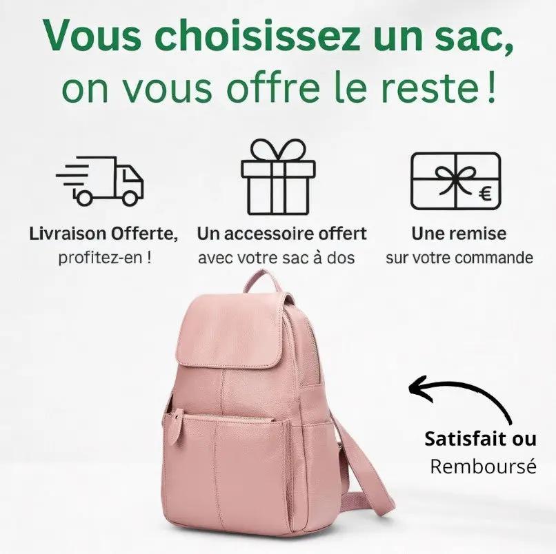 Sac à dos femme en cuir antivol de 10 litres – Havresacs - HavreS