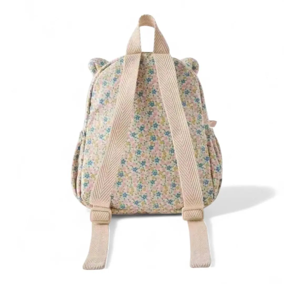 Cartable Maternelle Fille Fleuri Chat - Confort/Douceur | Havresacs HavreSacs