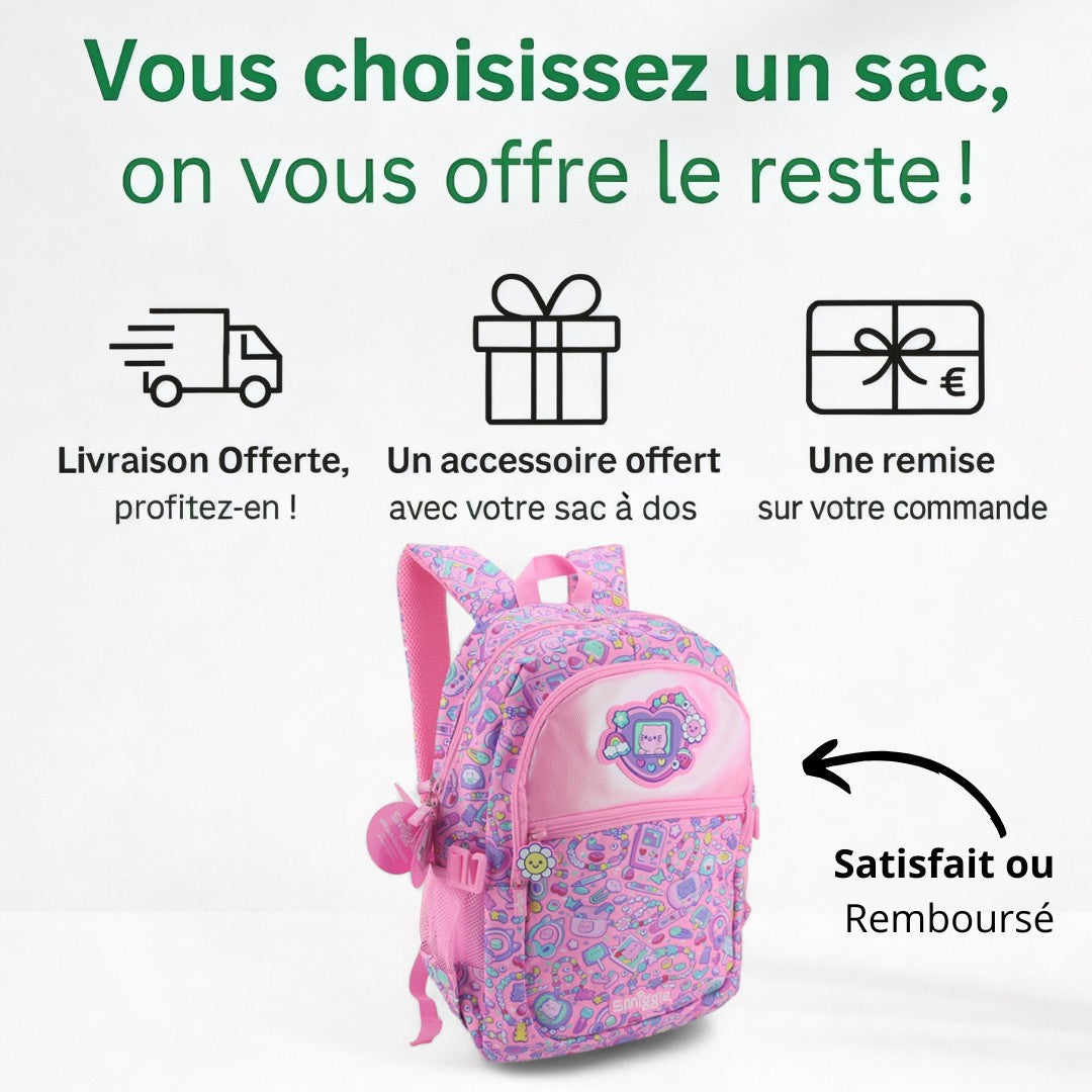 Cartable Fille École Primaire & Maternelle - Bonbons | Havresacs