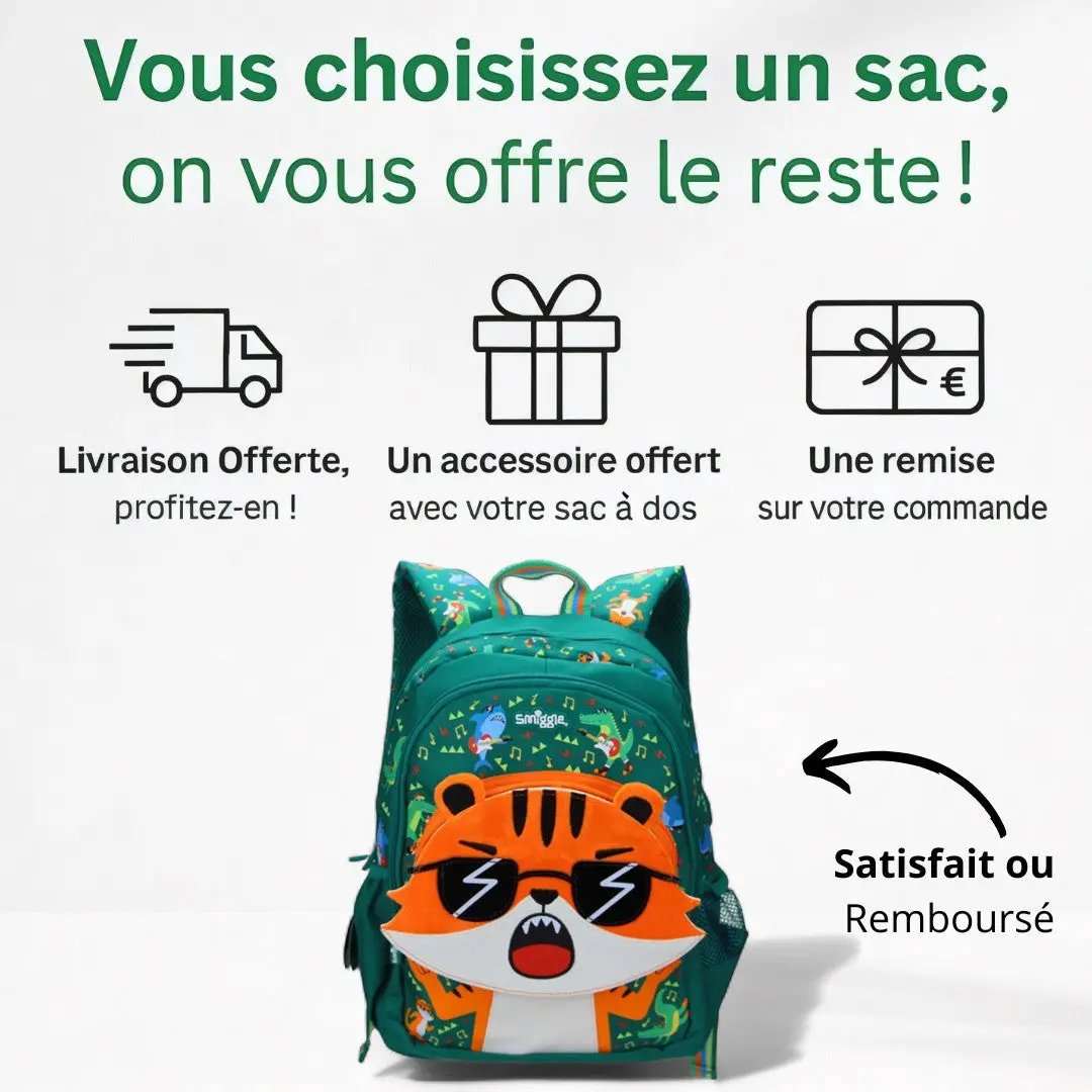 Cartable Maternelle Et CP Tigre - Fun/résistant | Havresacs HavreSacs
