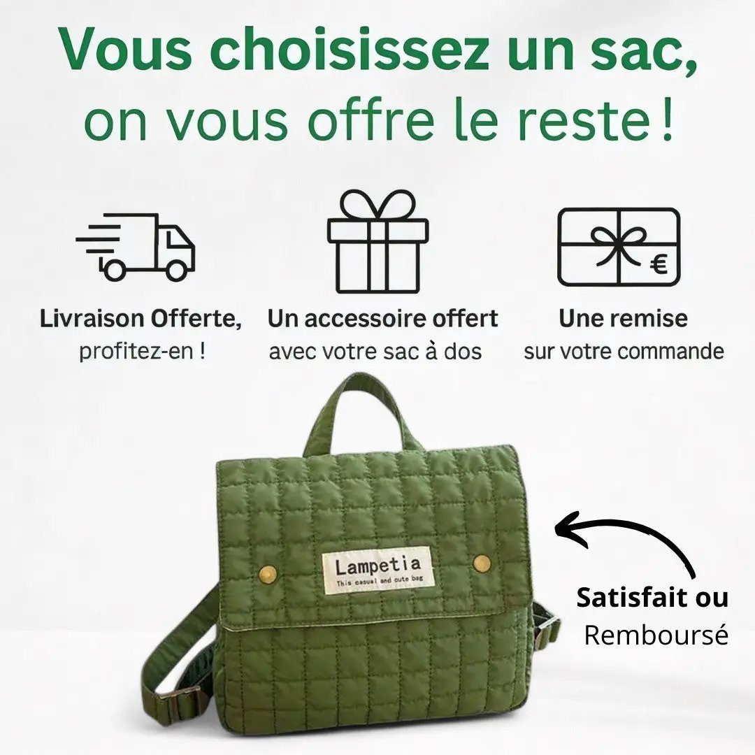 Cartable Fille et Garçon Lettre Mode - Confort/Style | Havresacs HavreSacs