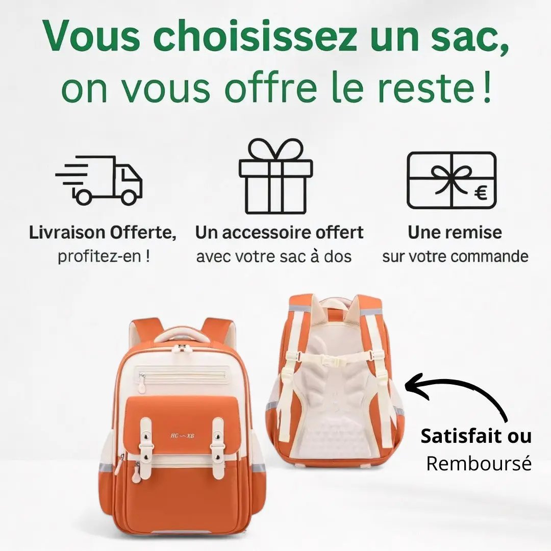 Cartable CP/Collège Enfant - Confort et Étanche | Havresacs HavreSacs