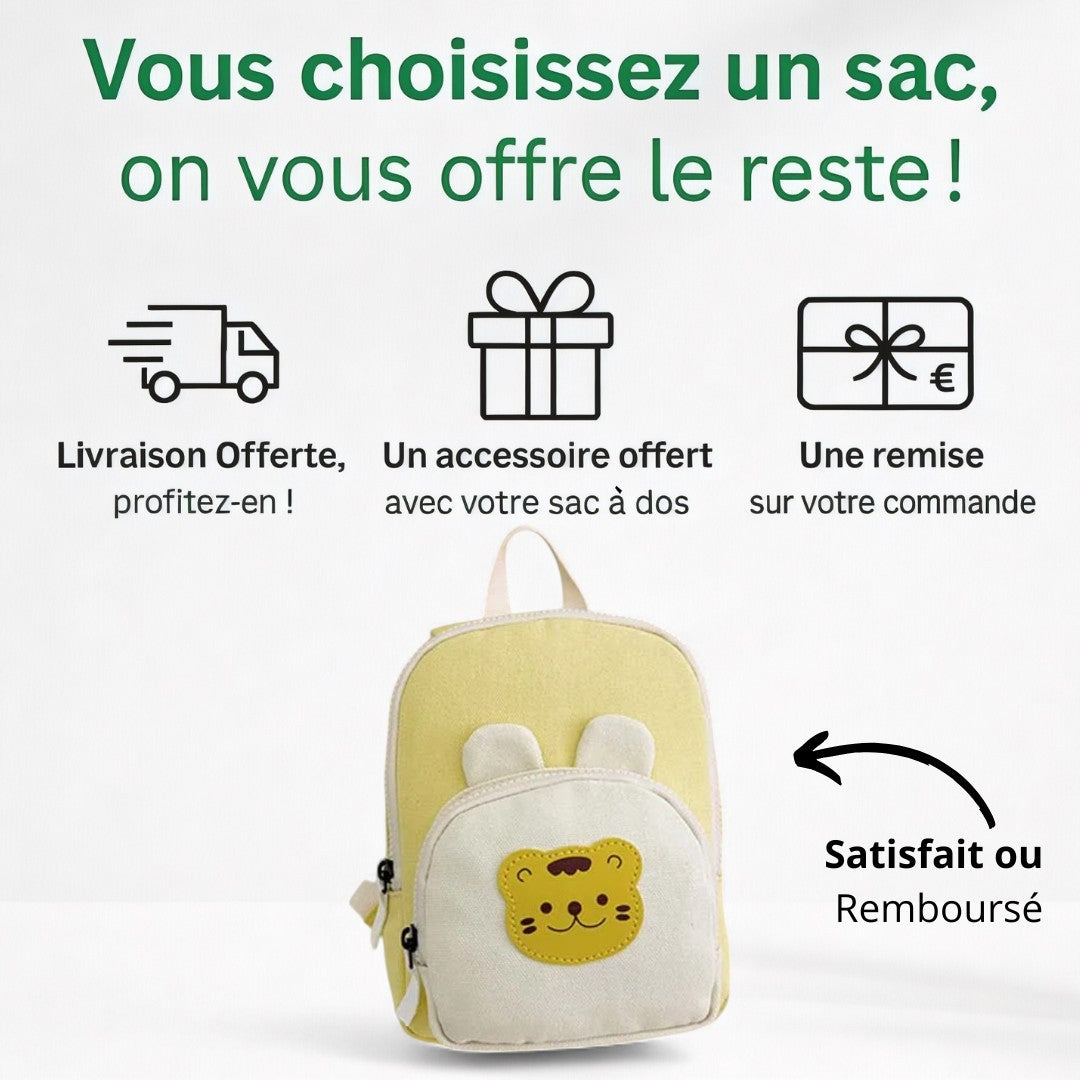 Cartable Fille & Garçon Maternelle - Ours Confort | Havresacs