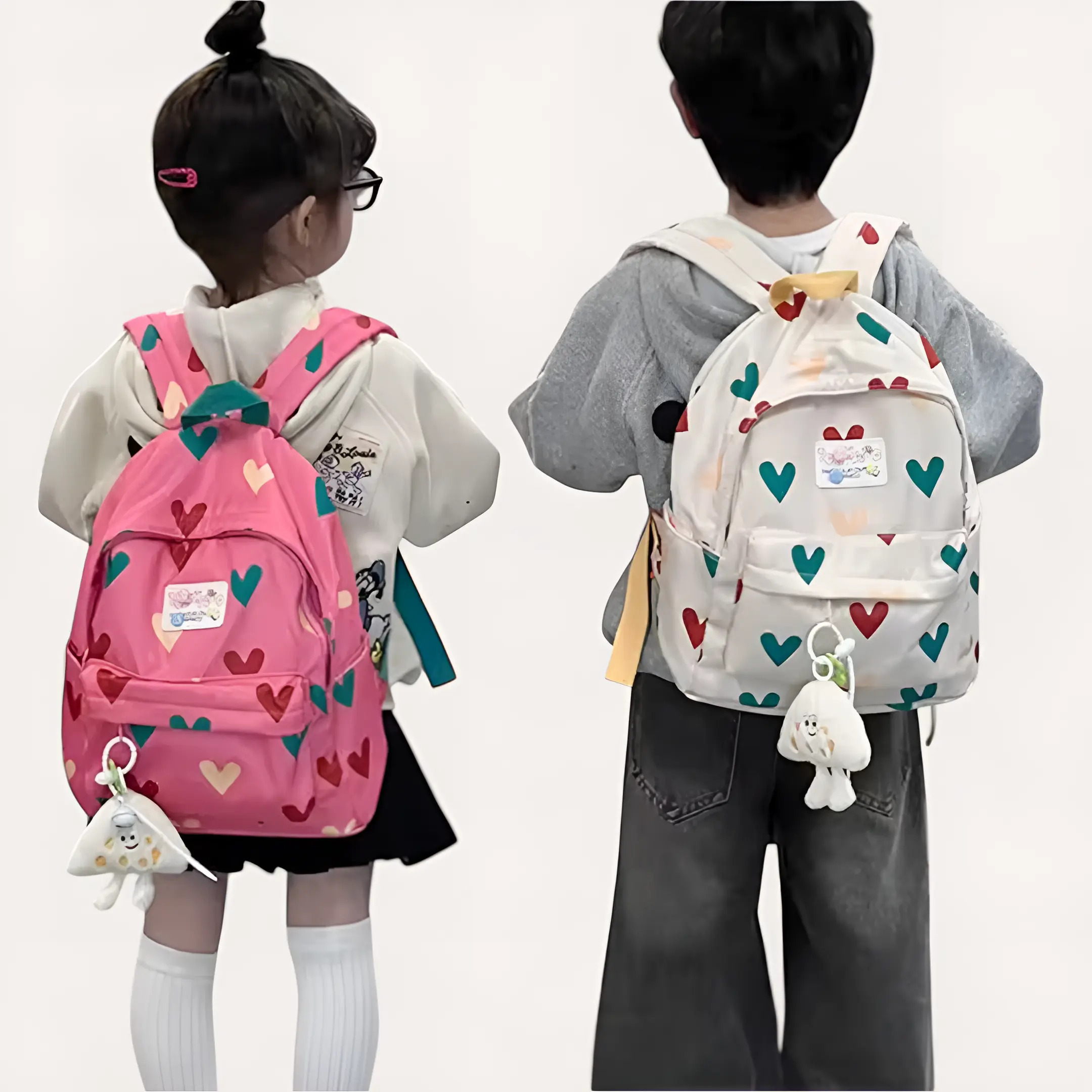 Cartable Maternelle Fille CP - Coeurs Confort et Style | Havresacs HavreSacs