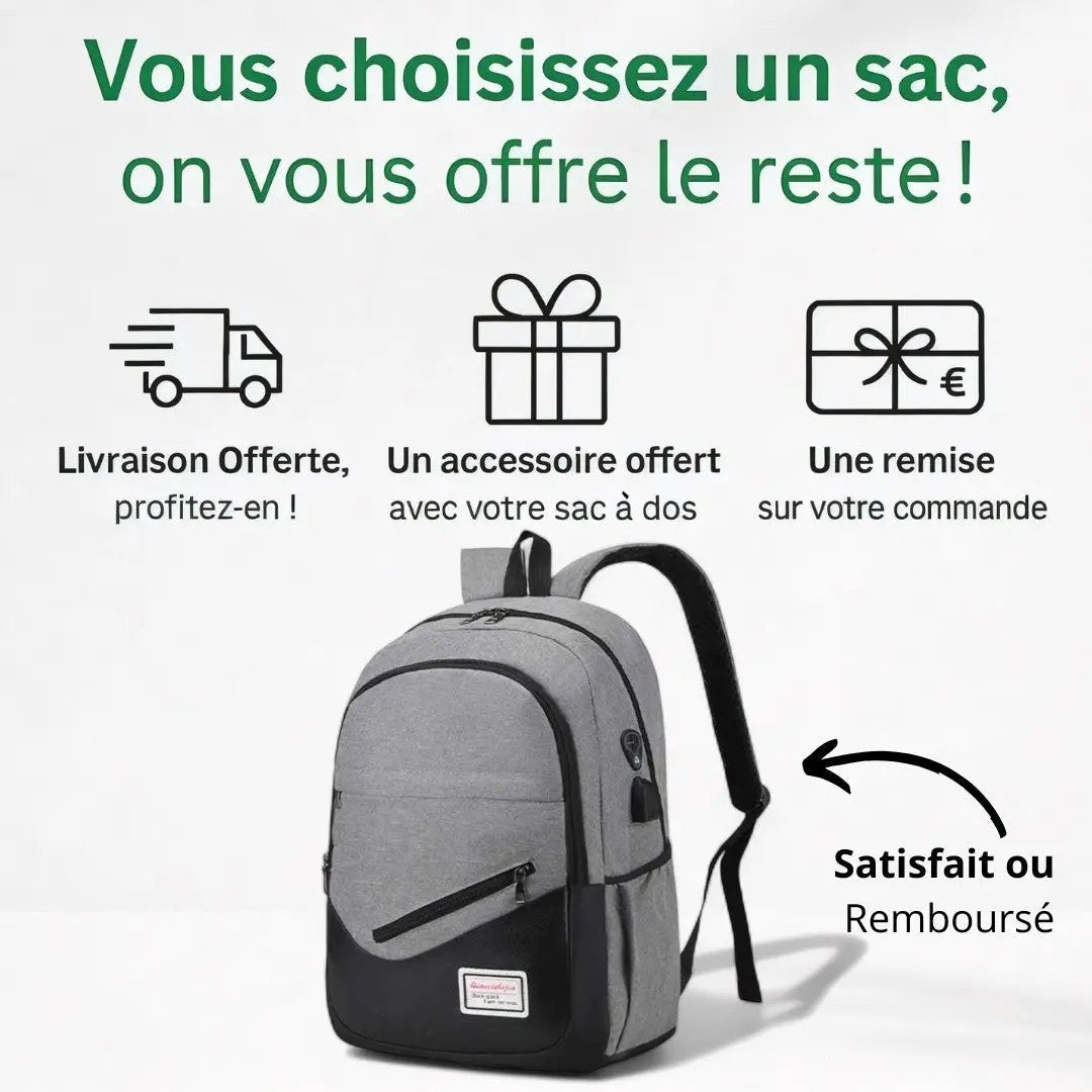 Cartable Collège Garçon - Confort et Style | Havresacs HavreSacs