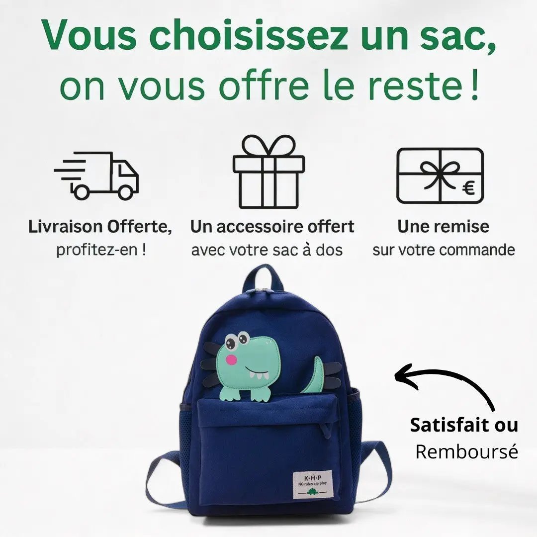 Cartable Enfants Maternelle Dinosaure - Confort | Havresacs HavreSacs