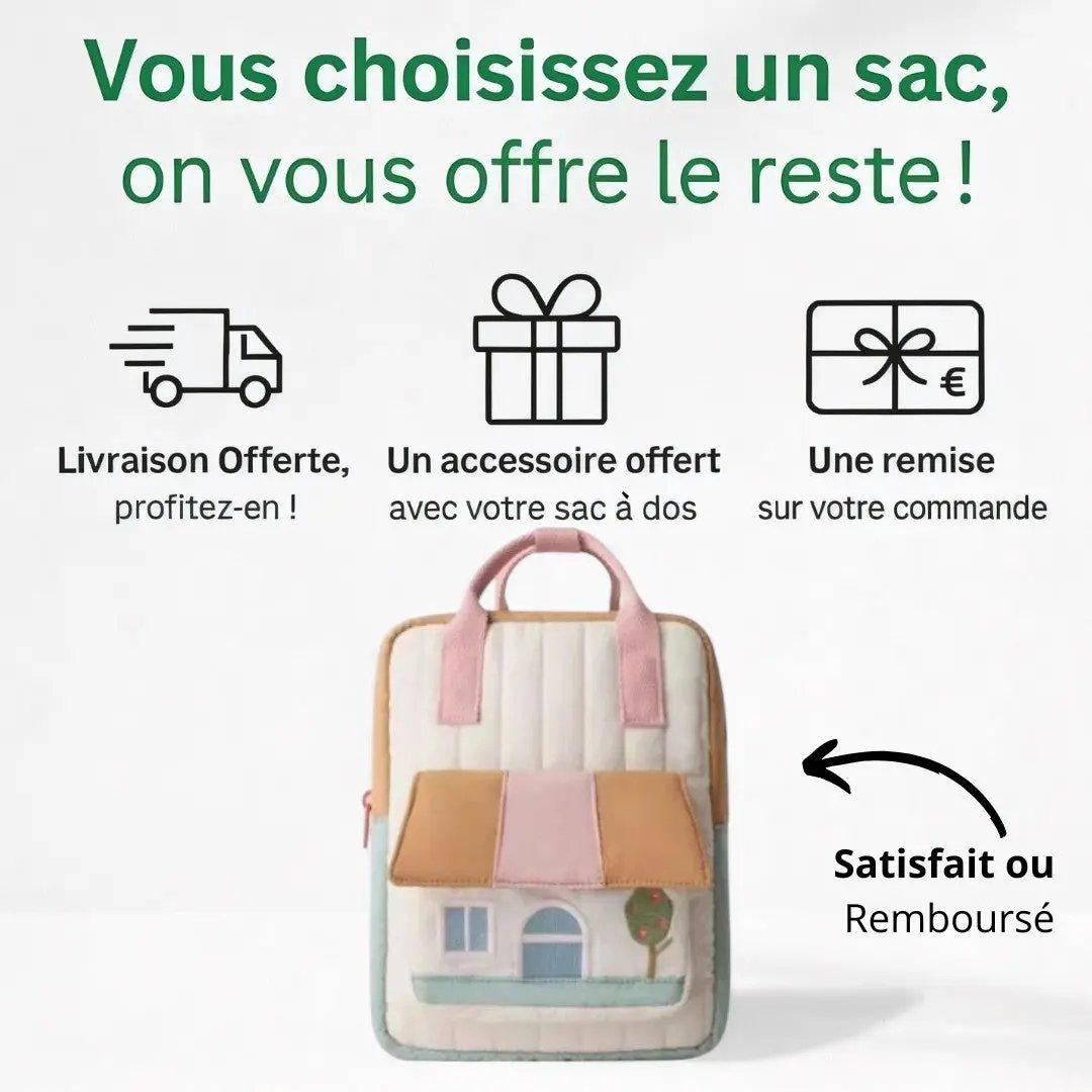 Cartable Maison Enfant Maternelle - Sac à Dos Enfant | Havresacs HavreSacs