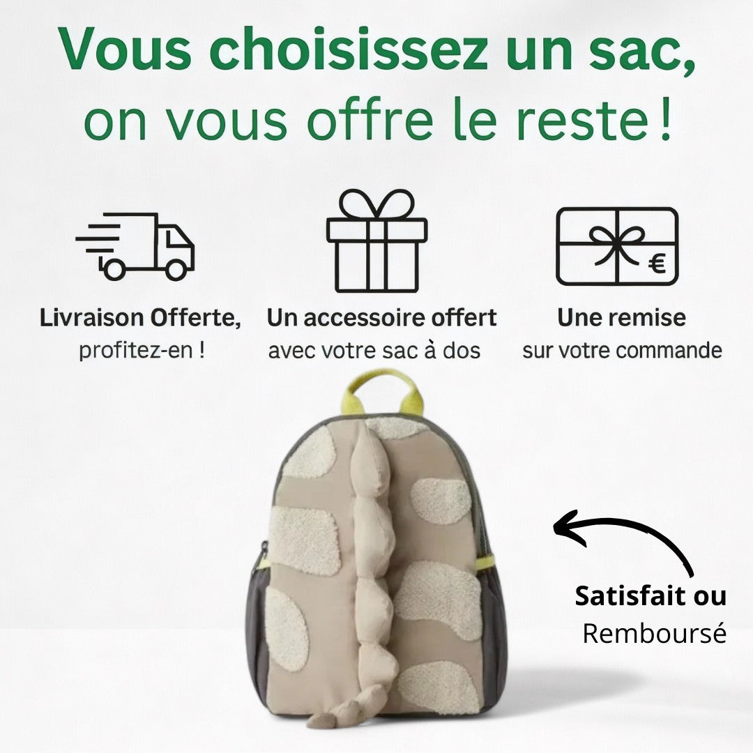Cartable Enfant Dinosaure - Pratique & Amusant | Havresacs