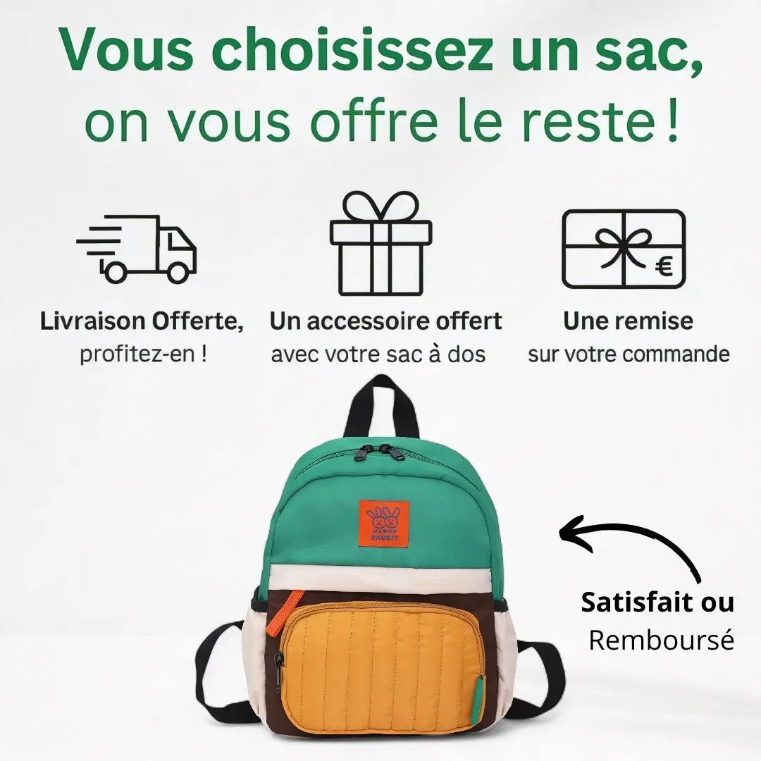 Cartable Enfant Maternelle Fille/Garçon- Léger et Coloré | Havresacs HavreSacs