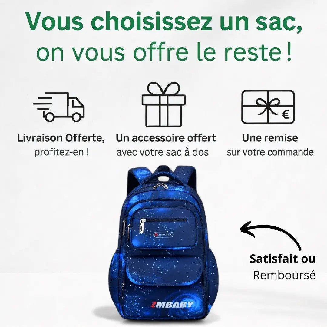 Cartable Garçon CP Étanche - Résistant et Confortable | Havresacs HavreSacs