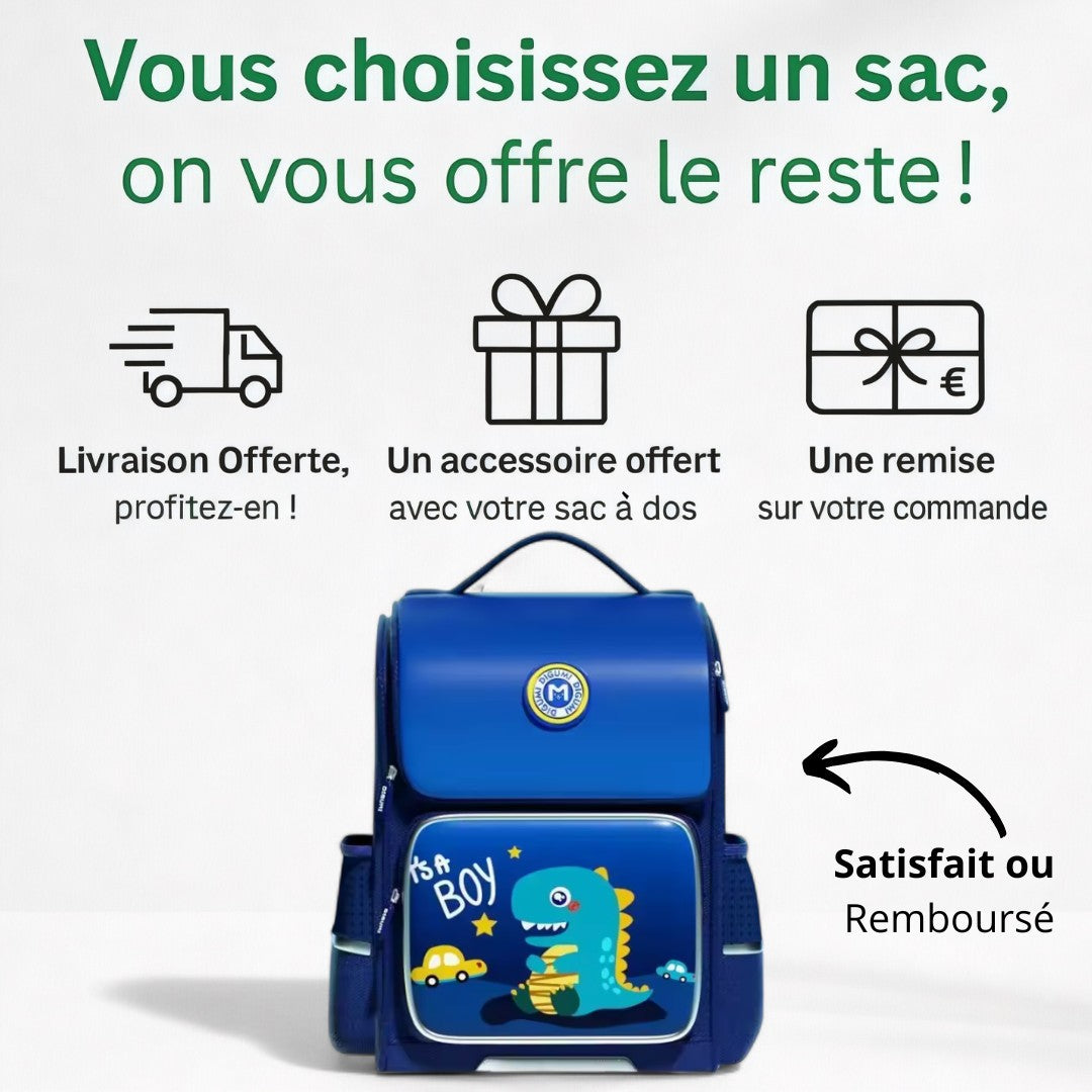 Cartable Garçon & Fille CP - Étanche & Orthopédique | Havresacs