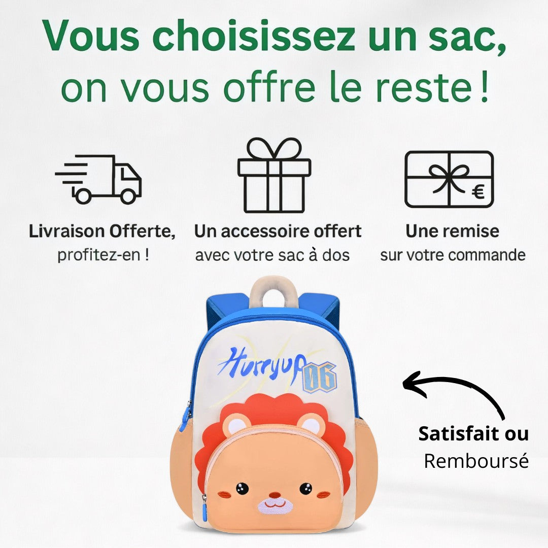 Cartable Enfant Maternelle & CP - Pomme & Capybara | Havresacs