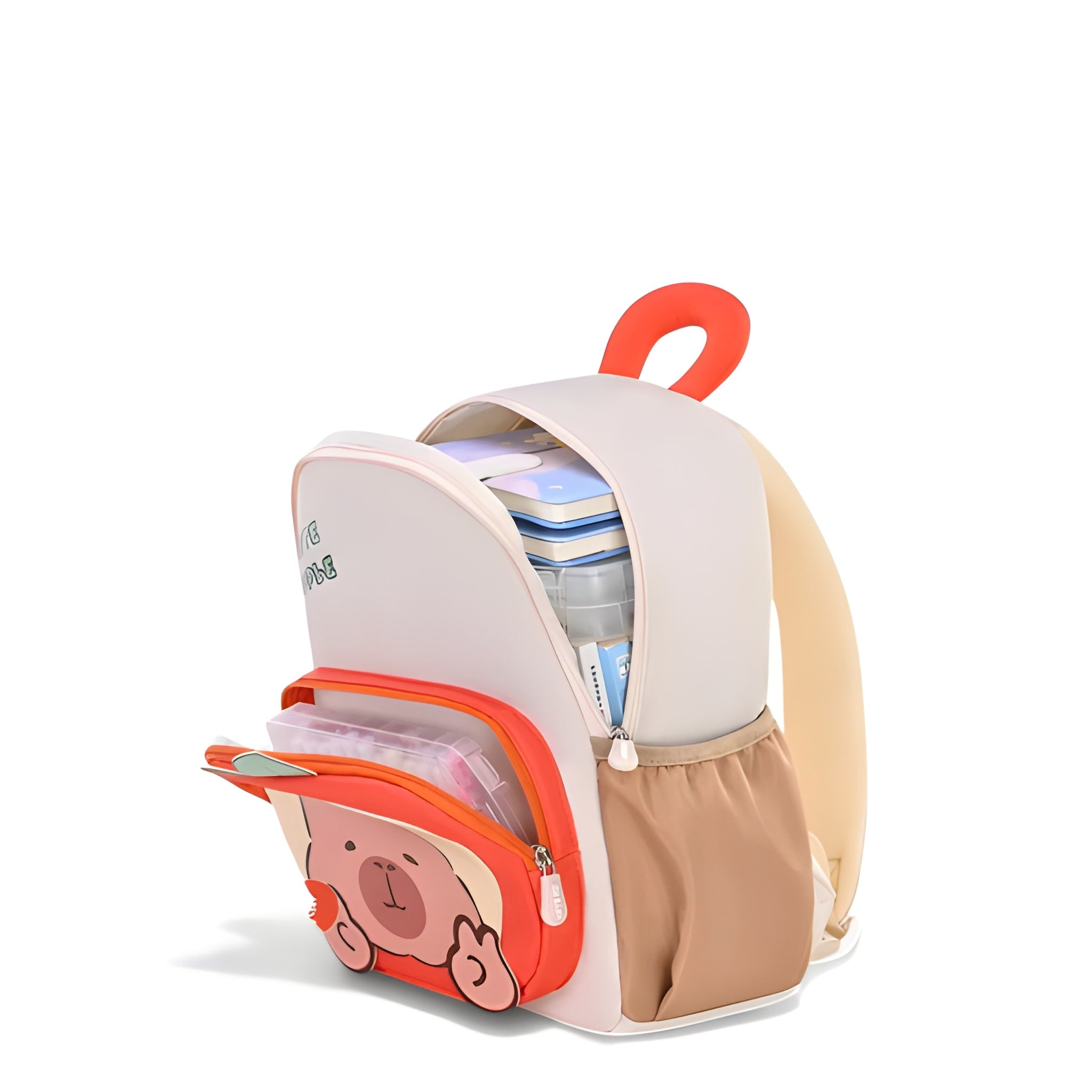 Cartable Enfant Maternelle & CP - Pomme & Capybara | Havresacs