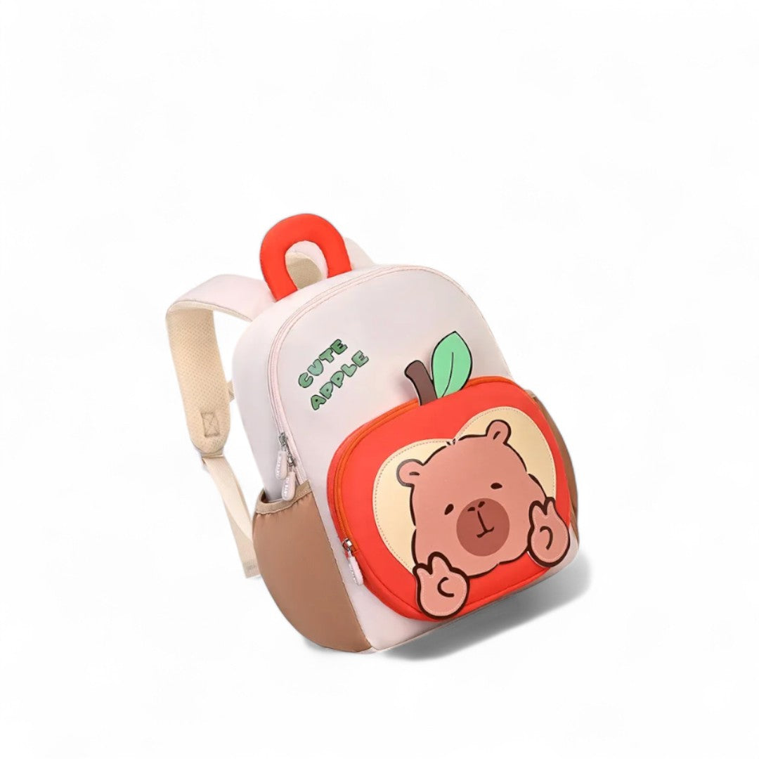 Cartable Enfant Maternelle & CP - Pomme & Capybara | Havresacs