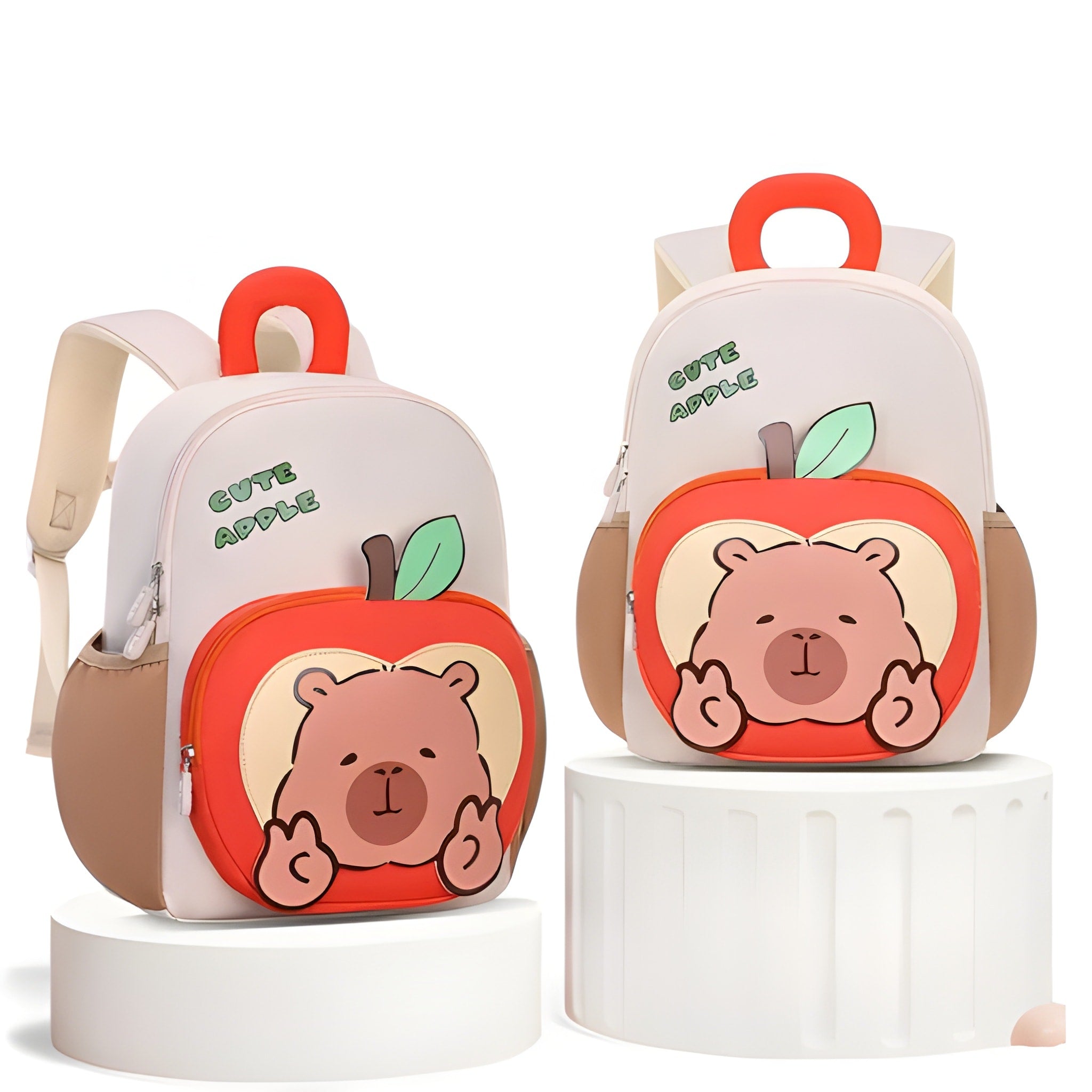 Cartable Enfant Maternelle & CP - Pomme & Capybara | Havresacs