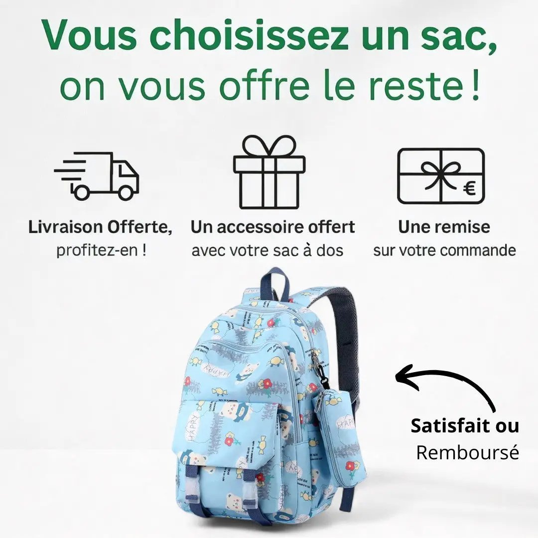 Cartable Fille CP - Rose & Orthopédique | Havresacs HavreSacs