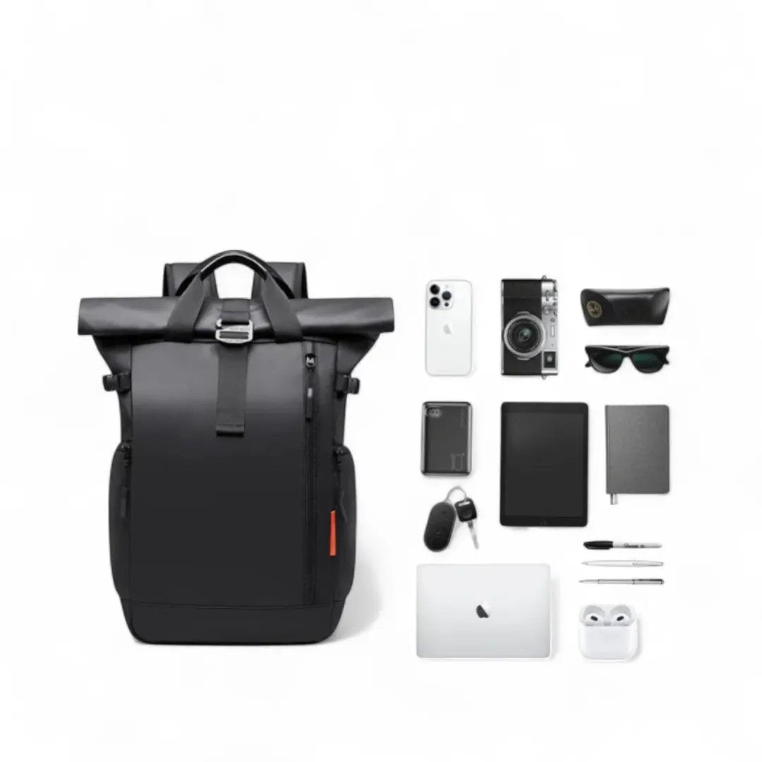 Sac à Dos Roll-Top De 30L Pour PC 15"- Homme/Femme | Havresacs HavreSacs