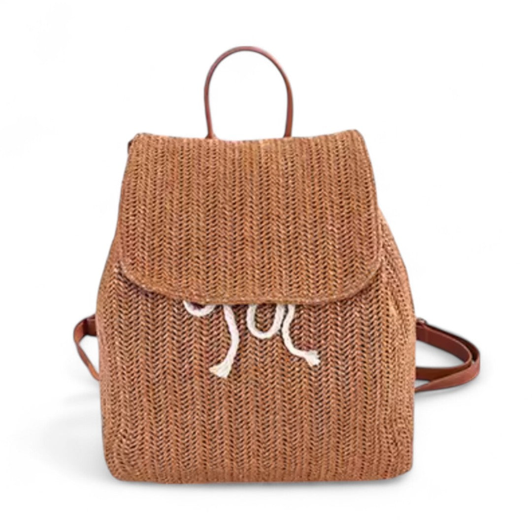 Sac à Dos Paille Femme 15L - Style Bohème Chic | Havresacs