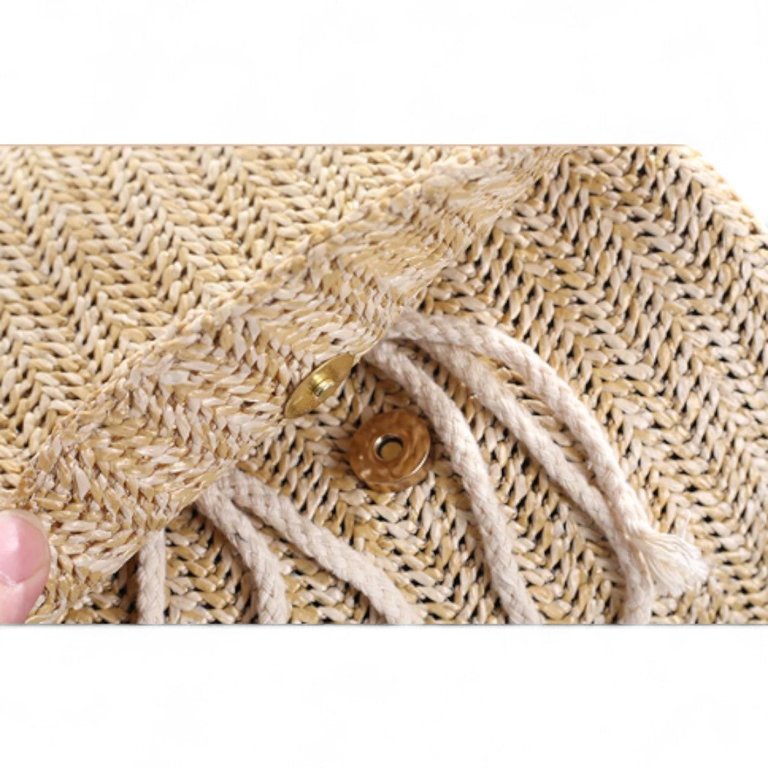 Sac à Dos Paille Femme 15L - Style Bohème Chic | Havresacs