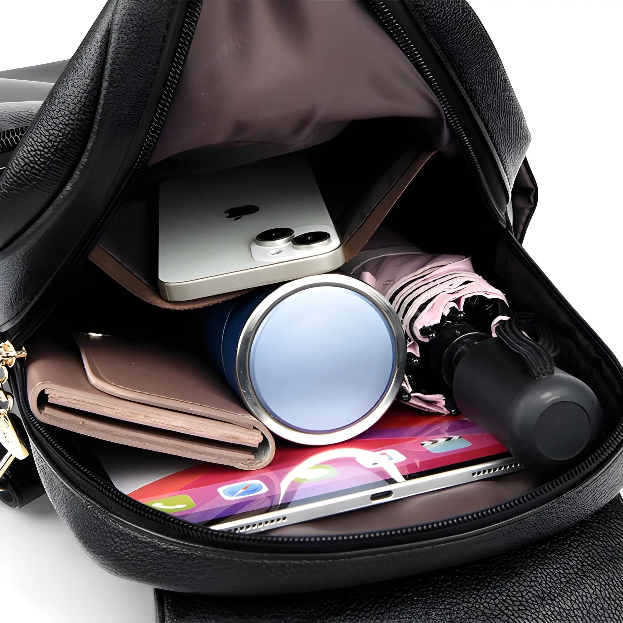 Sac à Dos Femme Cuir 18L - Élégant & Spacieux | Havresacs HavreSacs