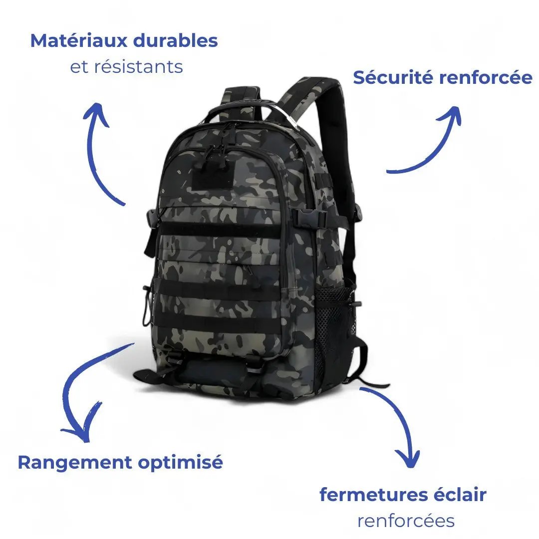 Sac à Dos Militaire Oxford 33L - Camouflage | Havresacs HavreSacs