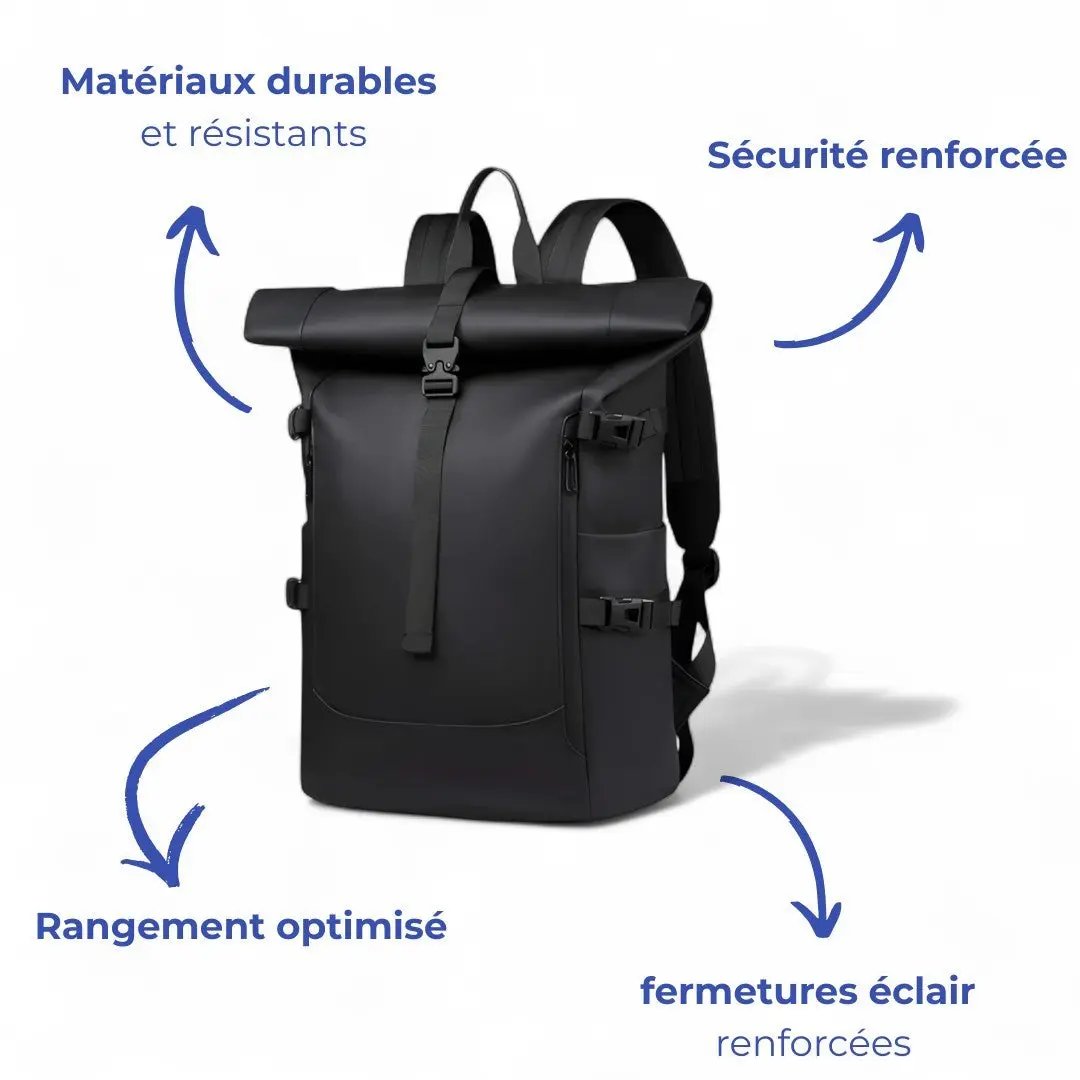Sac à Dos Étanche Homme 25L - Roll Top Business | Havresacs HavreSacs