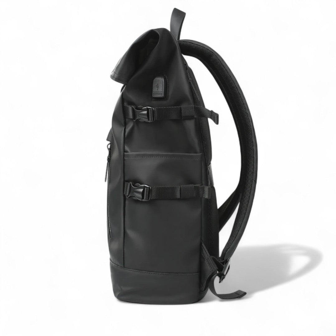 Sac à dos Roll Top waterproof avec USB – Urban Flex – Havresacs