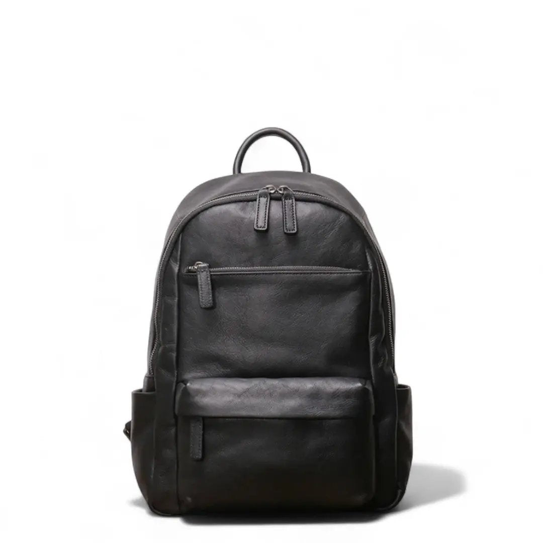 Sac à Dos Cuir Véritable Homme Vintage 20L – Élégant | Havresacs HavreSacs