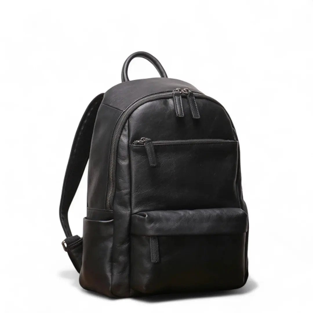 Sac à Dos Cuir Véritable Homme Vintage 20L – Élégant | Havresacs HavreSacs